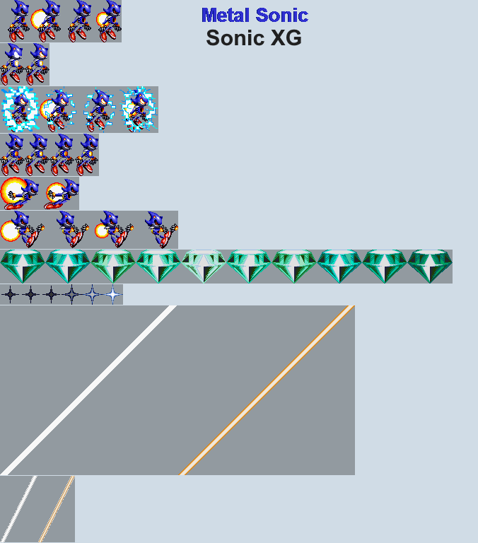 Metal Sonic Sprites - Studios