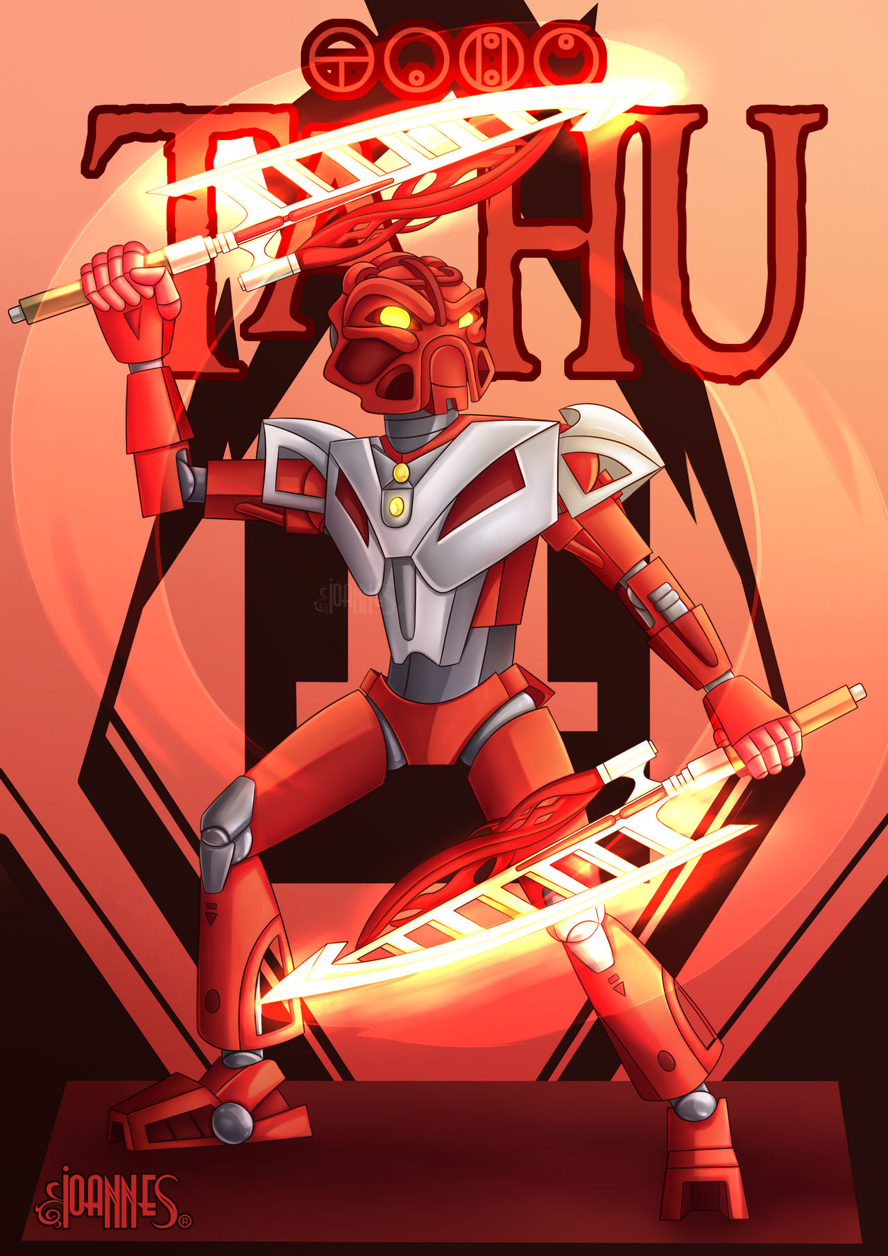 Toa Tahu Commission by frost-747 on DeviantArt