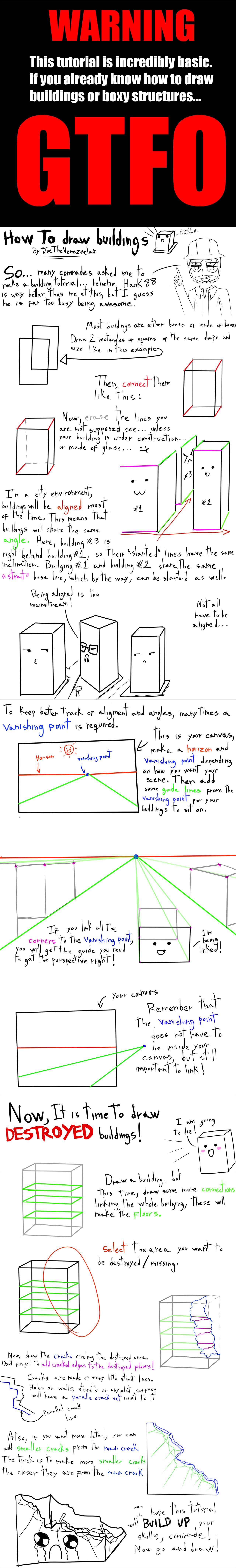 How to draw buildings - Tutorial