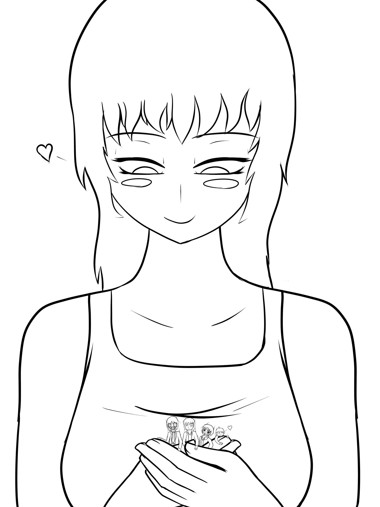 Saki's protective hug by JoeTheVenezuelan on DeviantArt