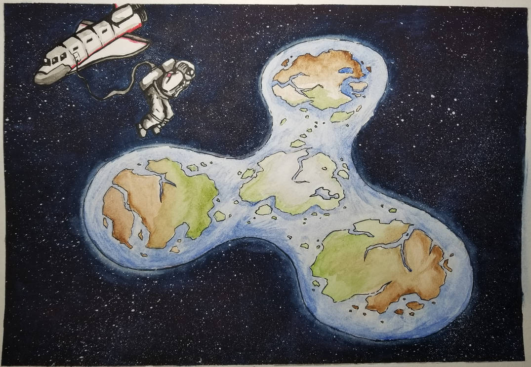 Earth's true shape by JoeTheVenezuelan on DeviantArt