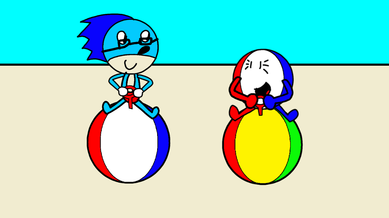 Isaac And Isaballe On Beach Ball Hoppers By Robbyskylark On DeviantArt isaac-and-isaballe-on-beach-ball-hoppers-by-robbyskylark-on-deviantart