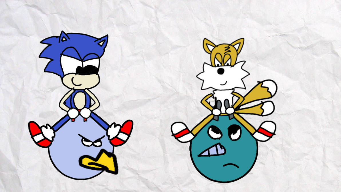 Sonic and Tails bouncing on Scratch and Grounder by Robbyskylark on ...