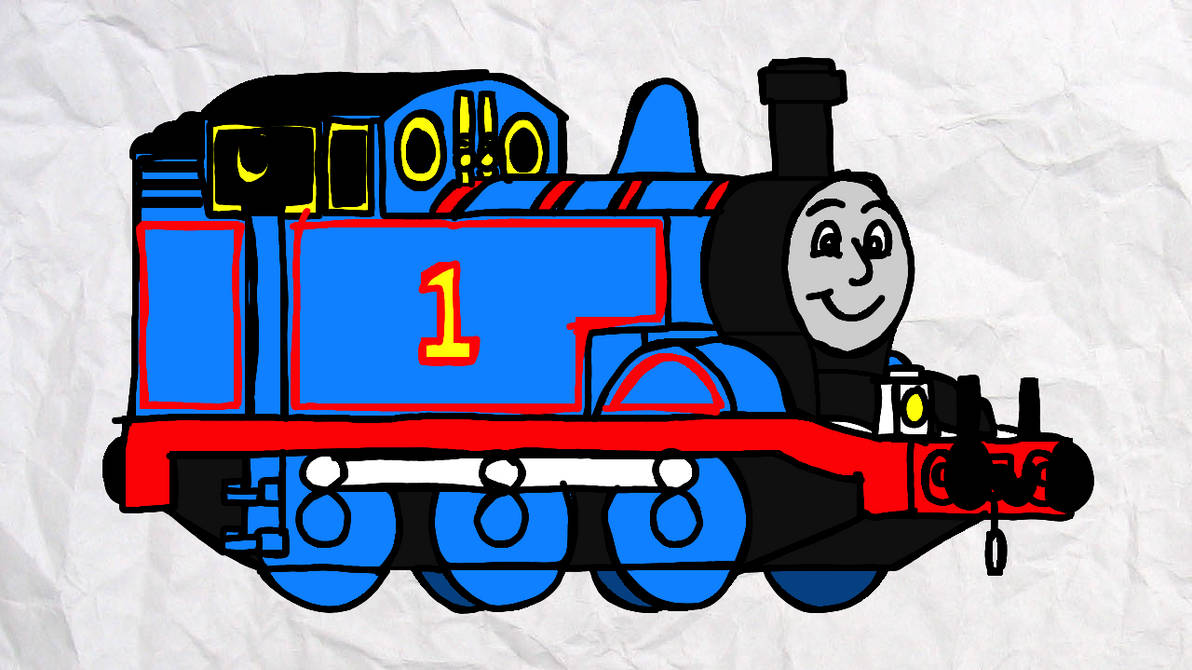 Thomas Come Ride The Rails Vector Deviantart Thomas the train by Robbyskylark on DeviantArt