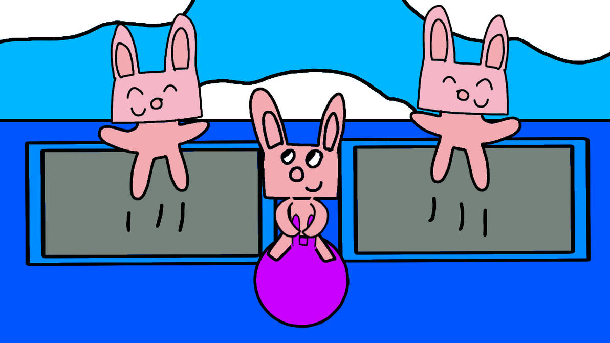 The rabbit triplets in the Japanese bouncy room by Robbyskylark on ...