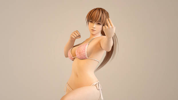 Kasumi_Pink Swimsuit 1