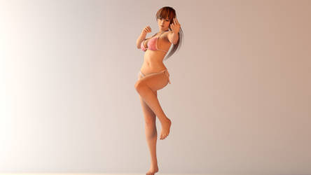 Kasumi_Pink Swimsuit 2