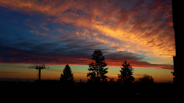 Sunrise in Rajhrad