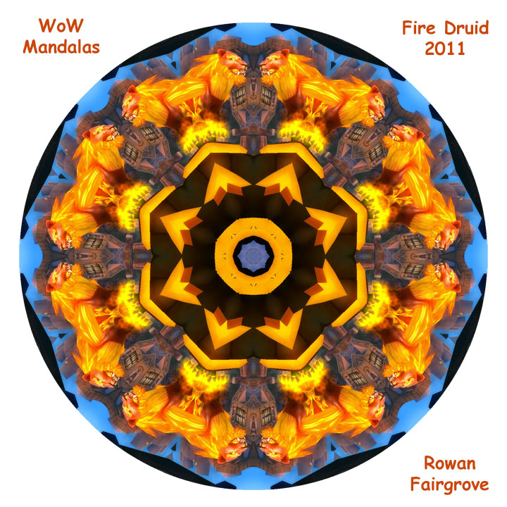 WoW Mandalas - Fire Druid