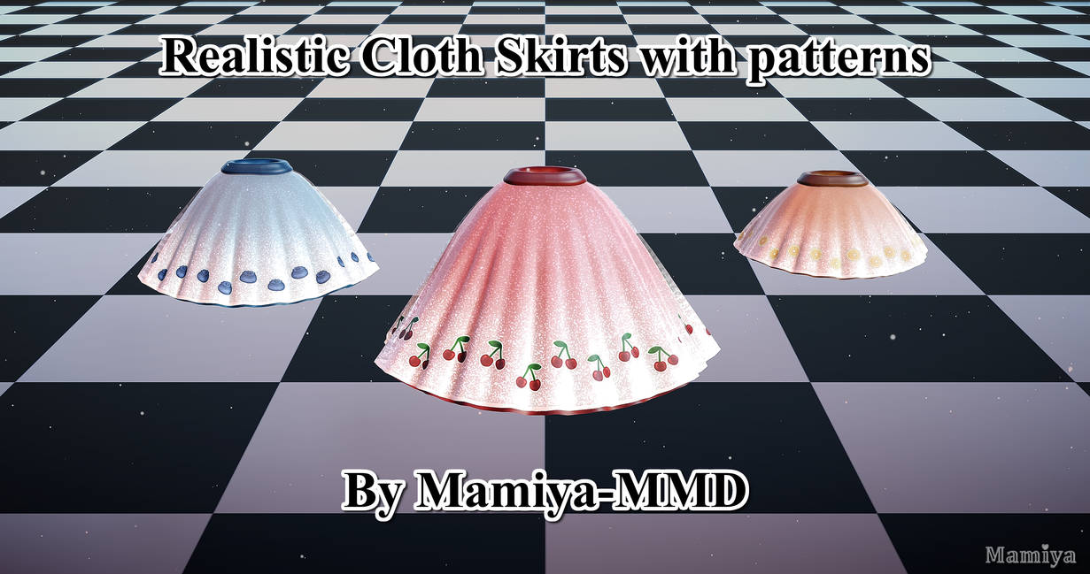 Pattern Project Mmd Realistic Cloth Skirts with patterns + P2U DL by Mamiya-MMD on DeviantArt