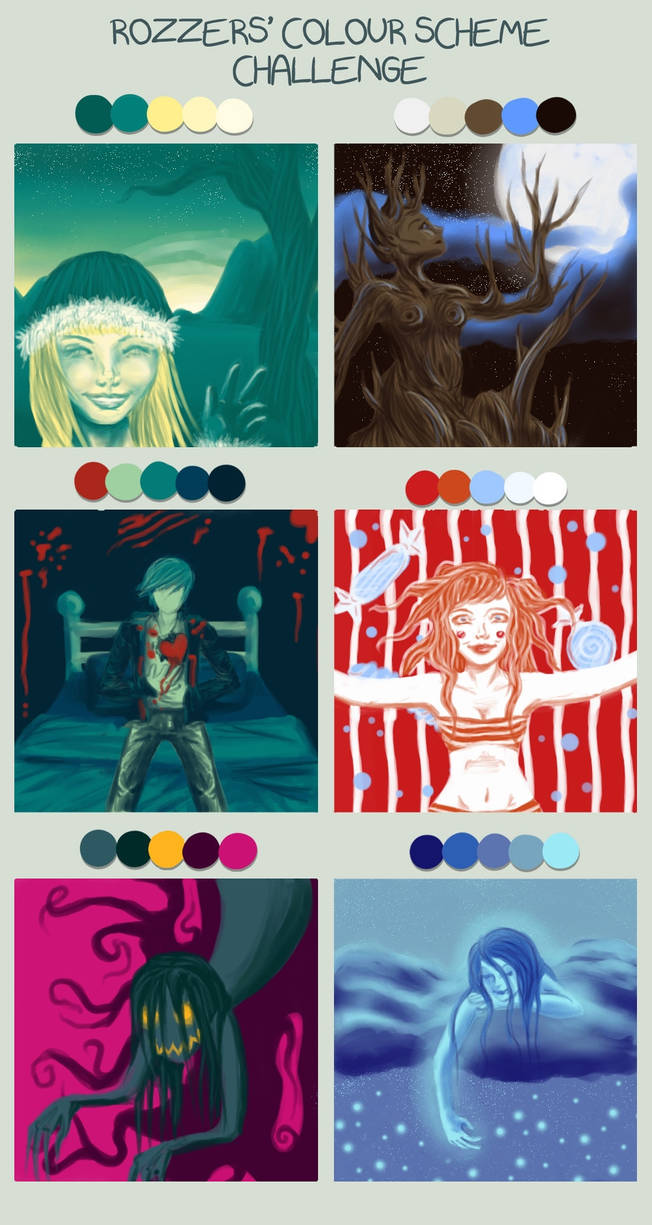 Color Scheme Challenge OwO by dead-jellyfish on DeviantArt