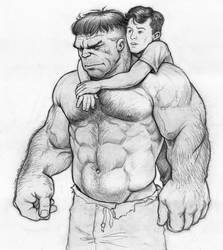 The Hulk with Rick Jones