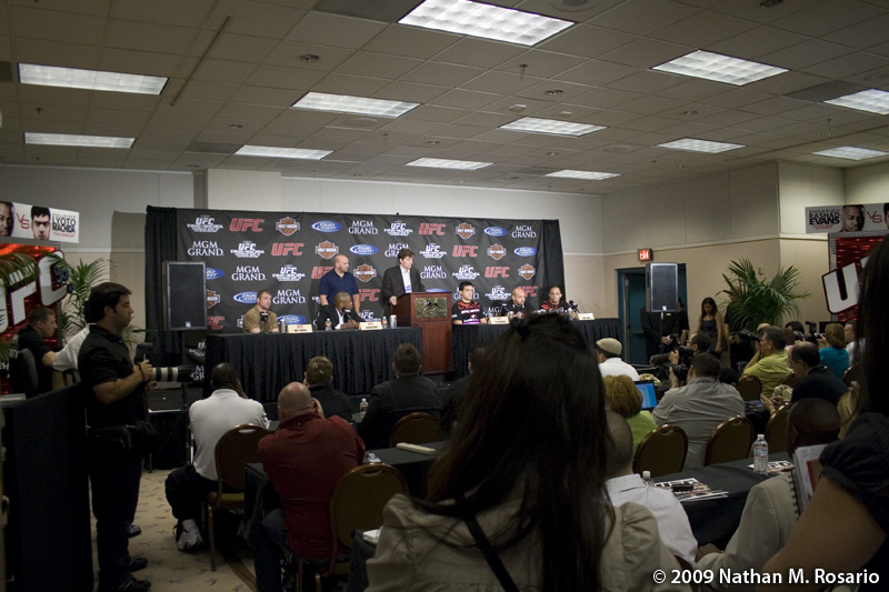 Matt Hughes press conference 2