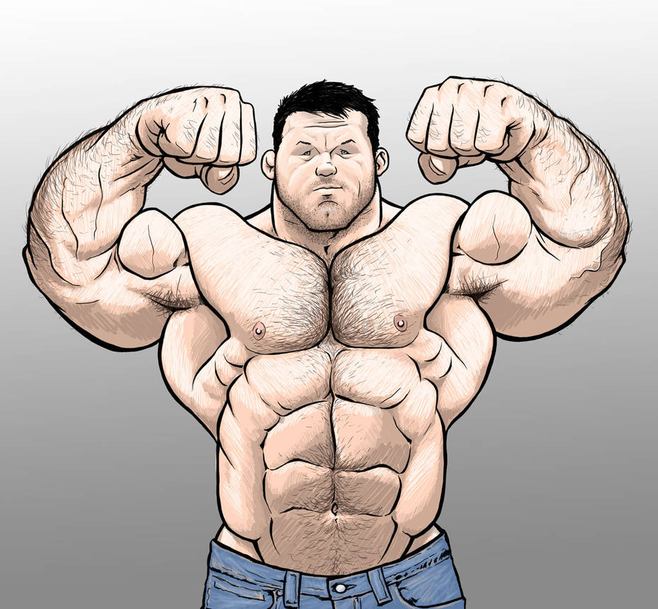 Мускулы мультяшные