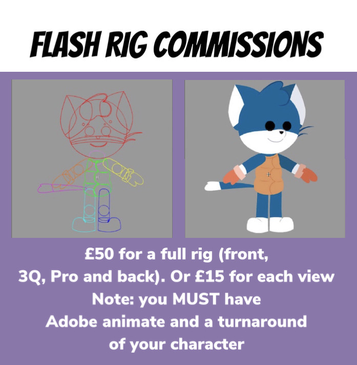 Puppet rig commissions are open! by SolarPunch33 on DeviantArt