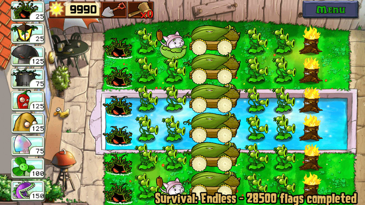 Pvz Layout Plants vs Zombies FREE Survival: Endless by NaufalSaka on DeviantArt