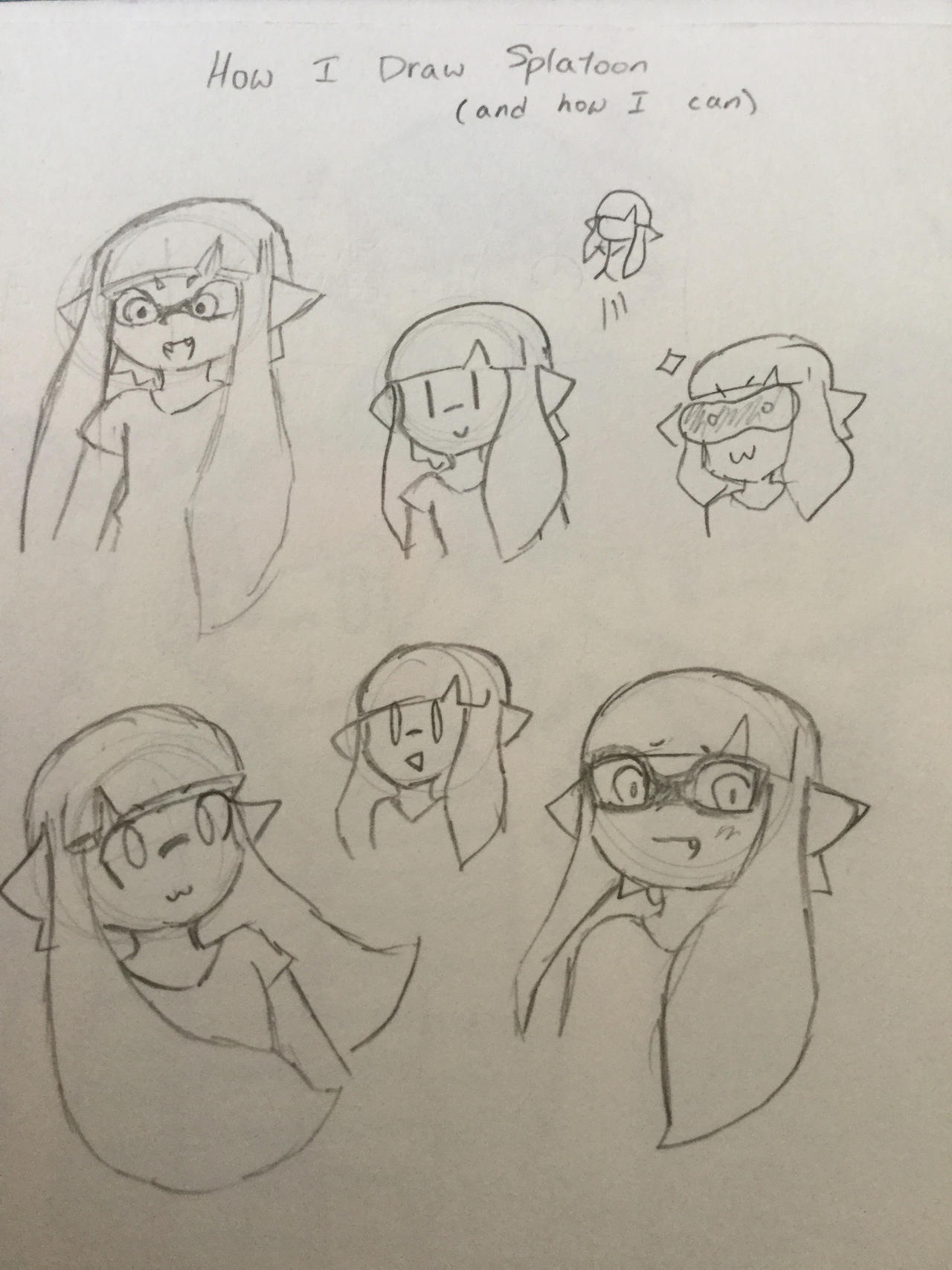 Complex Splatoon Drawing How I could draw splatoon by IkaWanii on DeviantArt