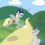 Derpy and Frostbite: lost mail