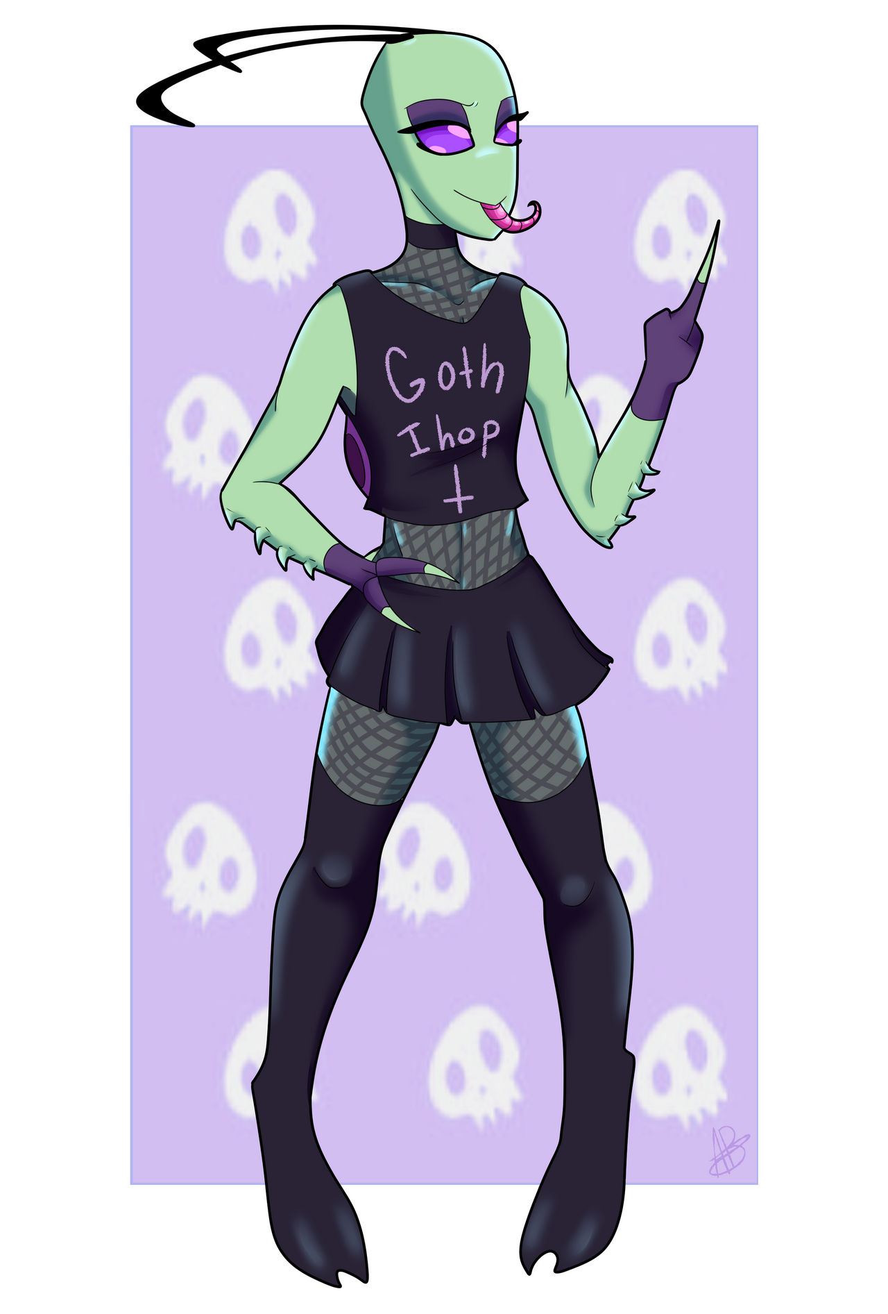 Gothic Invaders Invading Goth Ihop by 0llie0ops on DeviantArt