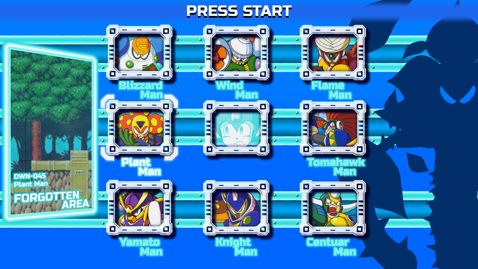 Megaman 6-Stage Select(Megaman 11 Style) by TheRealYorkieYT on DeviantArt