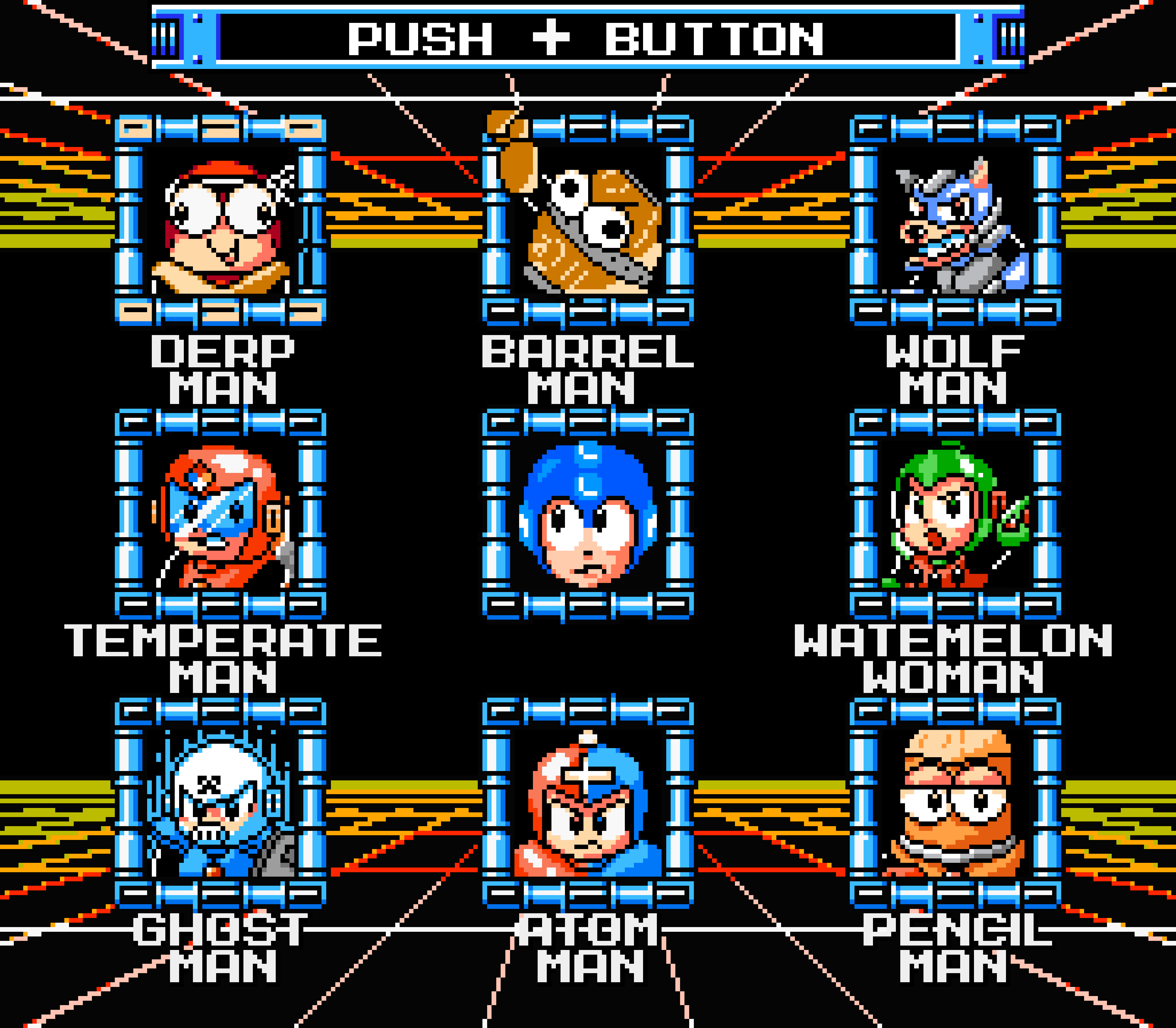 Megaman YC-Stage Select by TheRealYorkieYT on DeviantArt