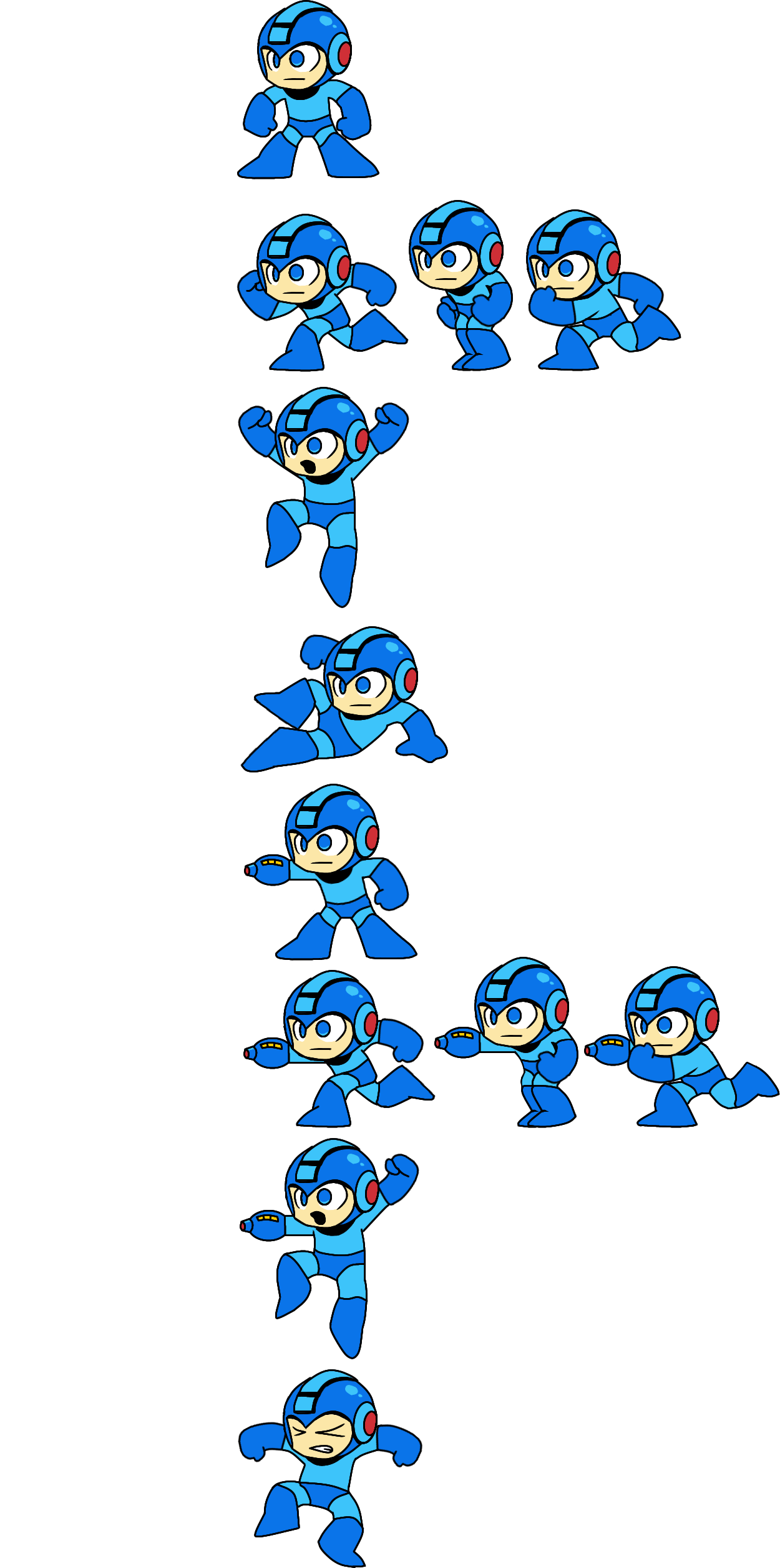 MegamanMM11 Concept Art Sprites by TheRealYorkieYT on DeviantArt