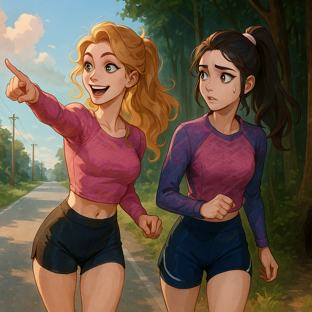 Me and Katie Out Running