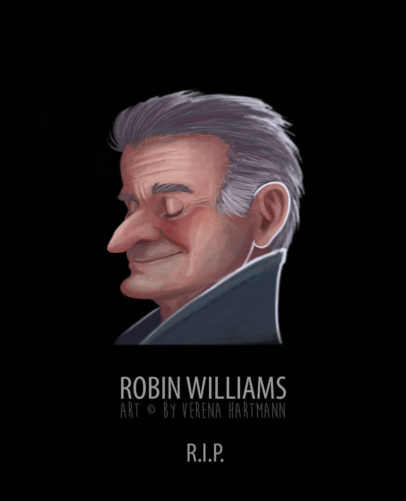 Robin Williams RIP by verena-hartmann on DeviantArt