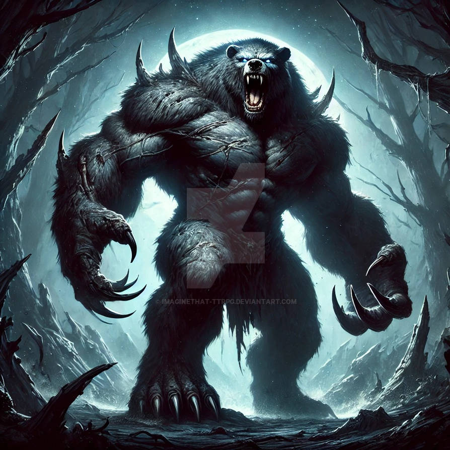 Dire Werebear (Imagine That TTRPG) by ImagineThat-TTRPG on DeviantArt