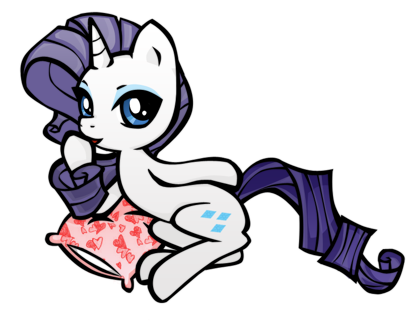 Rarity pillow