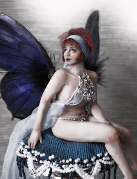 ooak Clara bow fairy portrait