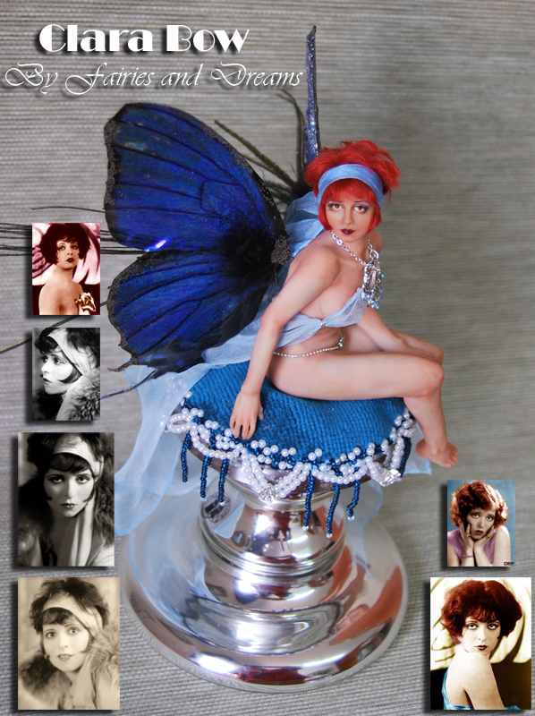 ooak clara bow fairy porrait 2