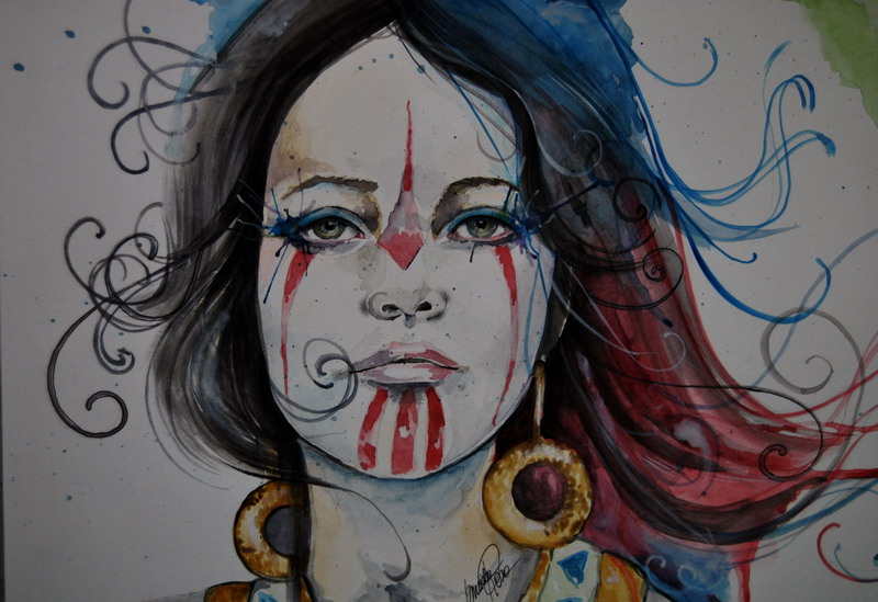 wild child watercolor 1