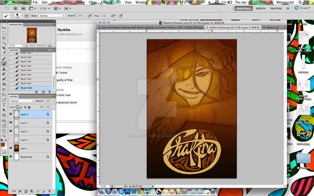 Shakira Poster WIP