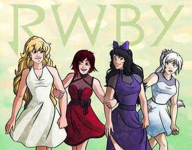 Lovely Team RWBY