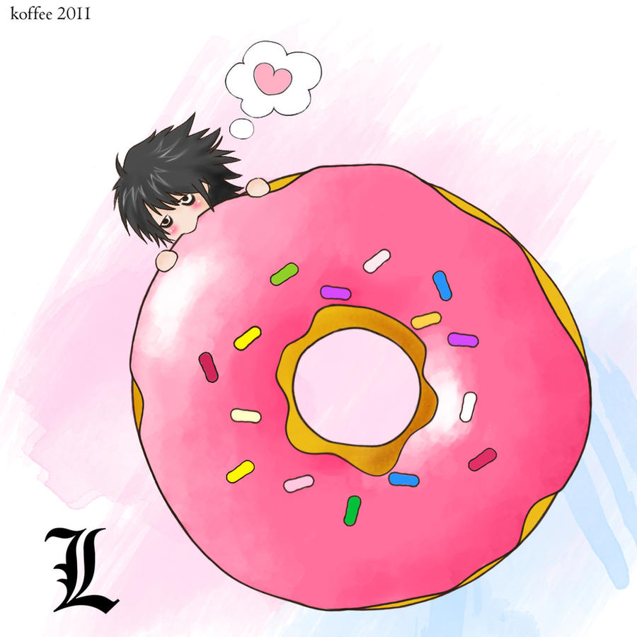 L with donut :x