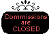 FREE Classy Status button: Commissions are closed
