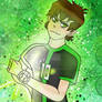 Ben 10 in soul eater art style