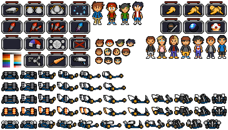 Spk Animation SPK power-ups and characters. by pillowsledder on DeviantArt