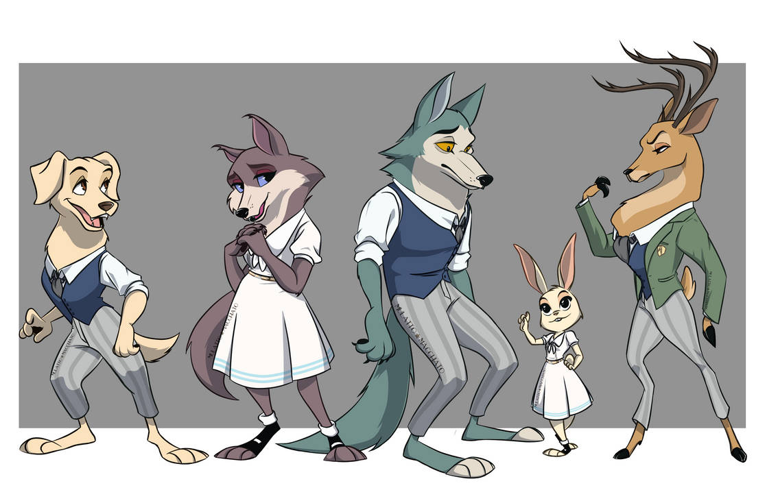 Beastars Character Lineup by MulattoMacchiato on DeviantArt