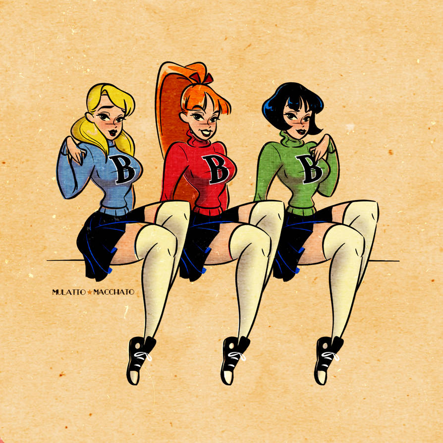 Powerpoff Deviantart Retro PowerPuffs by MulattoMacchiato on DeviantArt