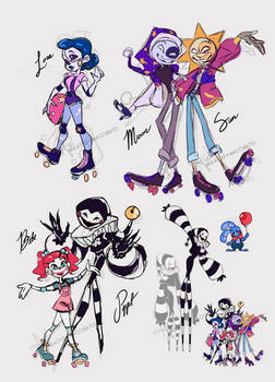 FNAF Vertigo AU [Concept Sketches]