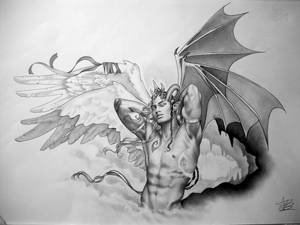 Angel-Demon tatoo design