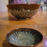 Blue Dragonfly Themed Ceramic Bowl
