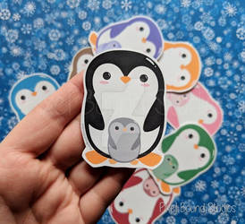 Cute Chibi Penguin Stickers