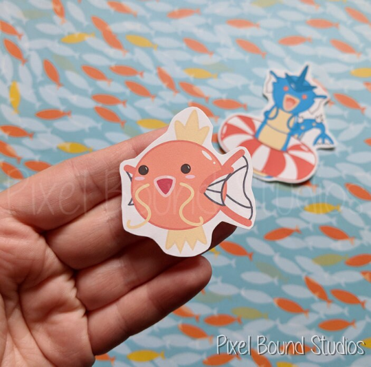 Magikarp Buddy Ribbon Chibi Magikarp by pixelboundstudios on DeviantArt
