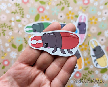 Cute Chibi Stag Beetle