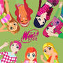 Winx Club Group Anime Style