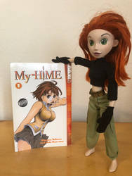 My first anime book my hime with Kim possible  by montrain101