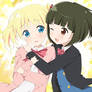 Kiniro-Mosaic Alice and Shino